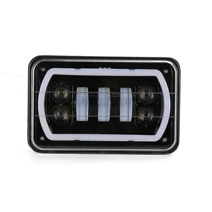 4x6" H4 RGB Headlights for Ford Chevrolet Silverado