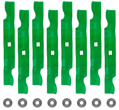 33 in Deck Blade and Nut Replacement for Troy-Bilt TB WC33 XP (2016–2019)