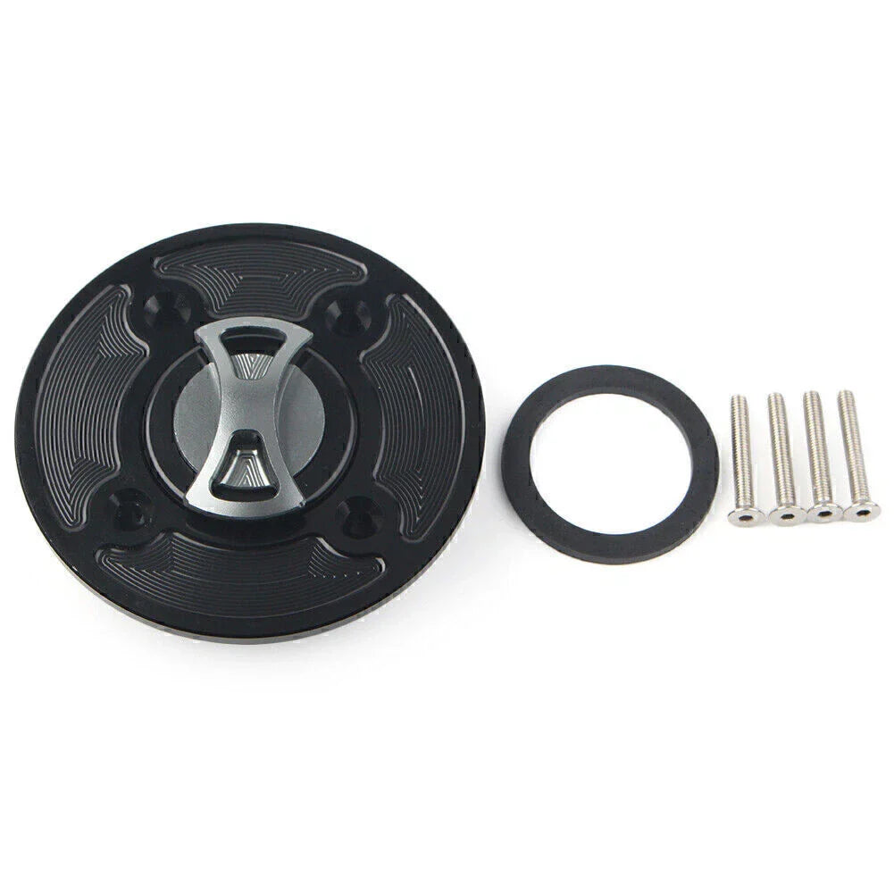 CNC Fuel Gas Tank Cap Cover for Kawasaki Ninja 400, 650, Z900, Versys 1000