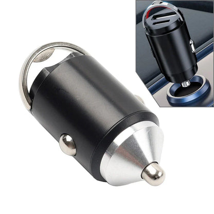 Fast Universal Mini USB Type C Car Charger Adapter for iPhone
