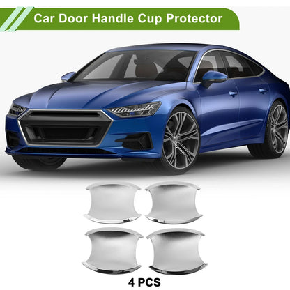 Car Door Handle Cup Protector for Honda CR-V CRV Chrome Silver Tone 4 x Pcs