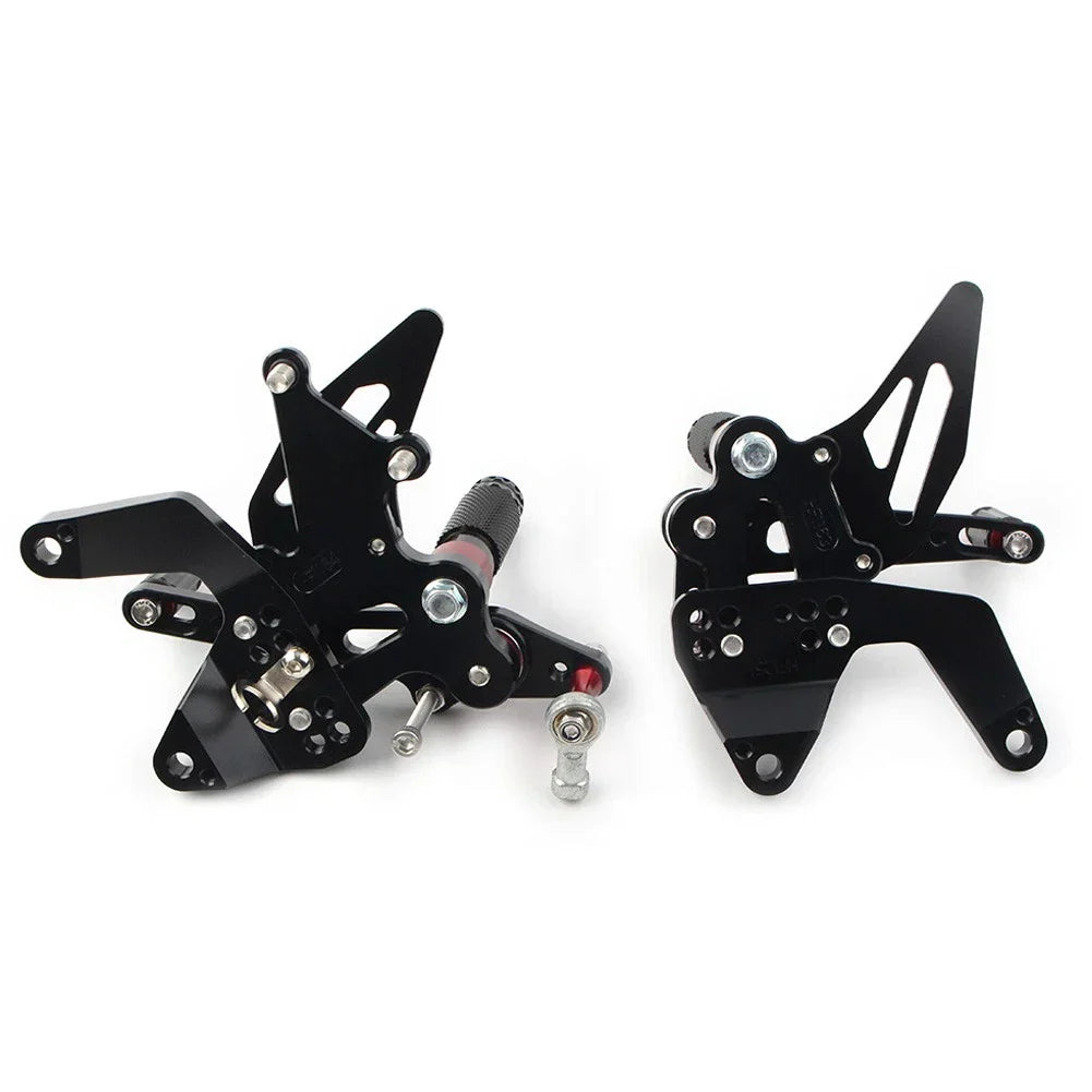 Rear Footpegs for Kawasaki Z900 2021-2023 - Black Aluminum