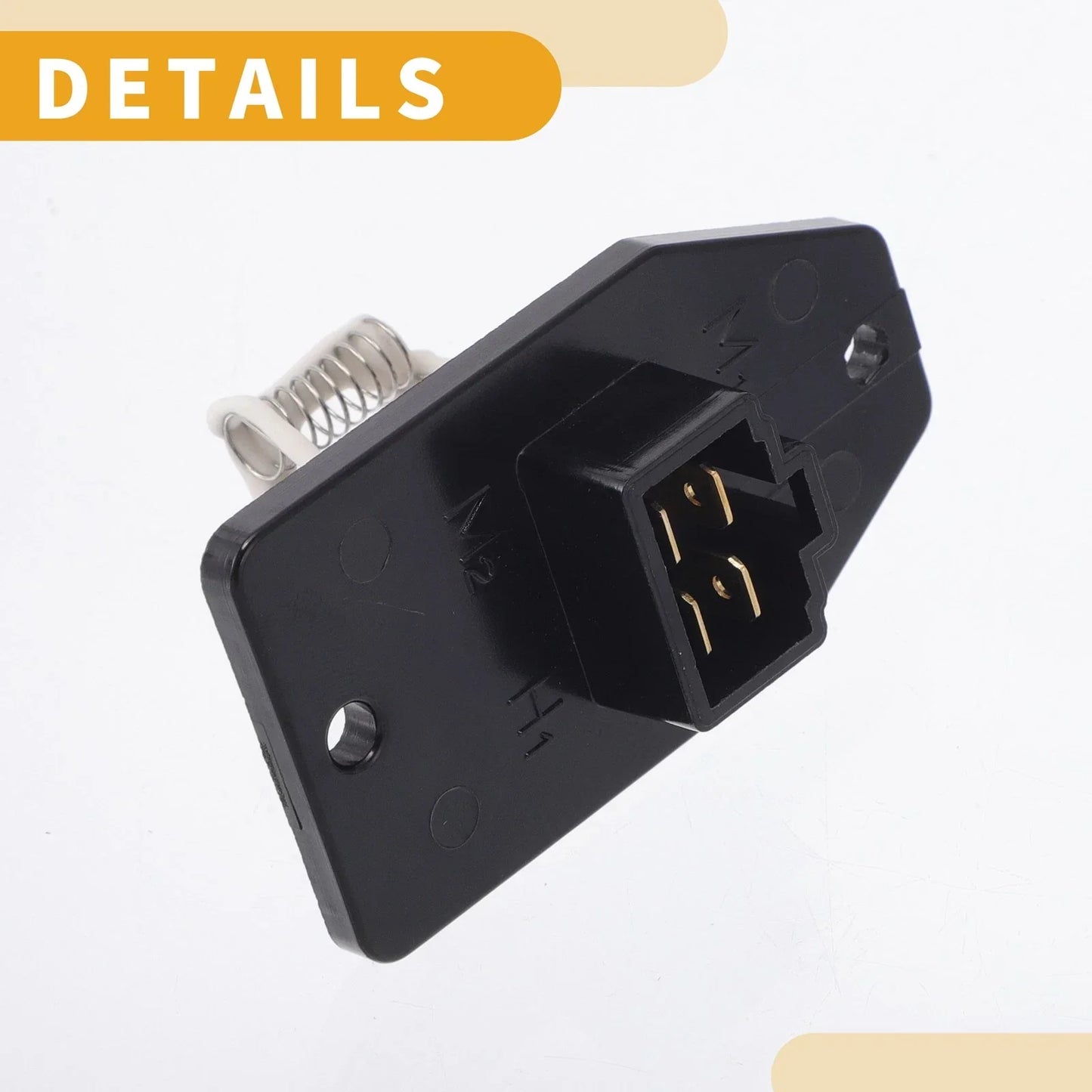 HVAC Blower Motor Resistor   - Durable Plastic & Metal