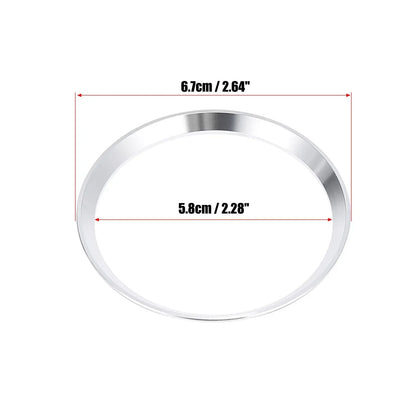 Silver Tone Steering Wheel Ring Cover Trim for Mercedes Benz C Class (2015-2023)