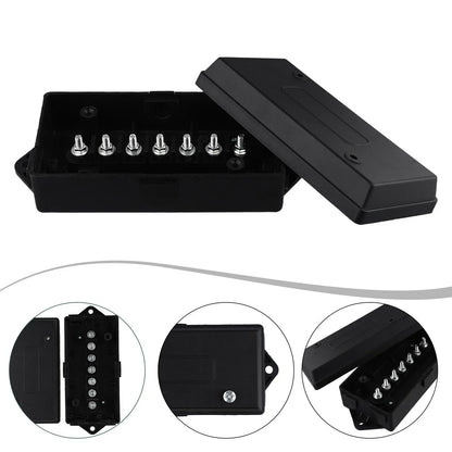 7-Way Electrical Trailer Junction Box, 7-Gang Trailer Wire Connection Box