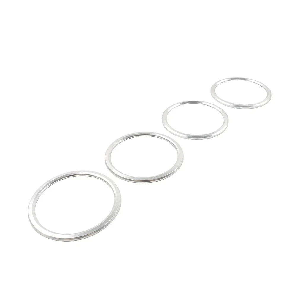Silver Air Vent Outlet Ring Cover Trim for Chevrolet Camaro (2017-2022)