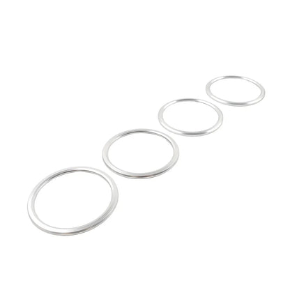 Silver Air Vent Outlet Ring Cover Trim for Chevrolet Camaro (2017-2022)