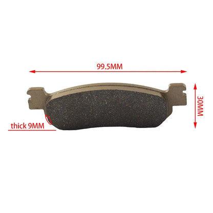 Rear Brake Pads for YAMAHA YP 250 R X-Max, ITALJET Jupiter 125/150 (05-09)
