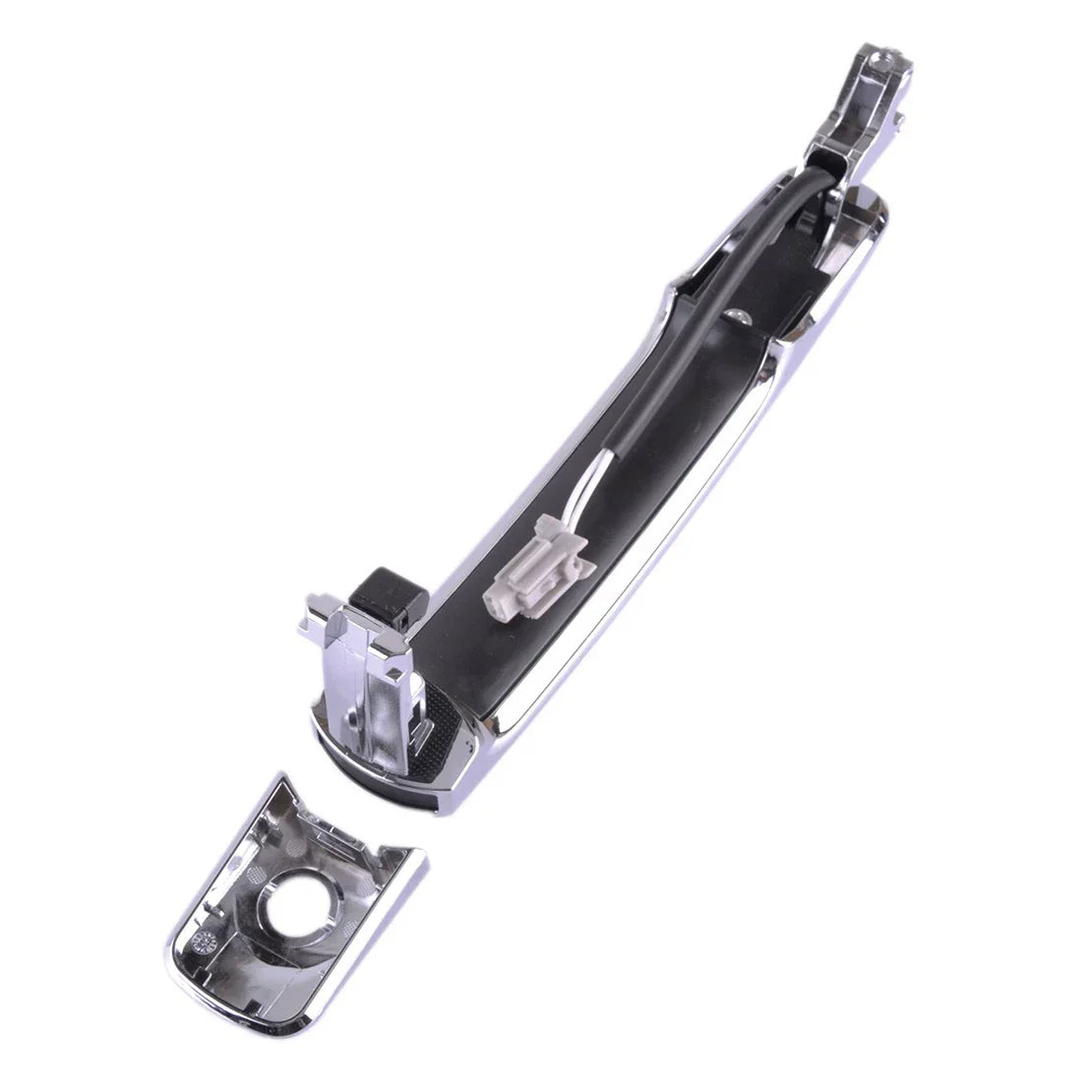 2 x Silver Front Outer Door Handles Set for Nissan X-Trail SUV (2007-2014)