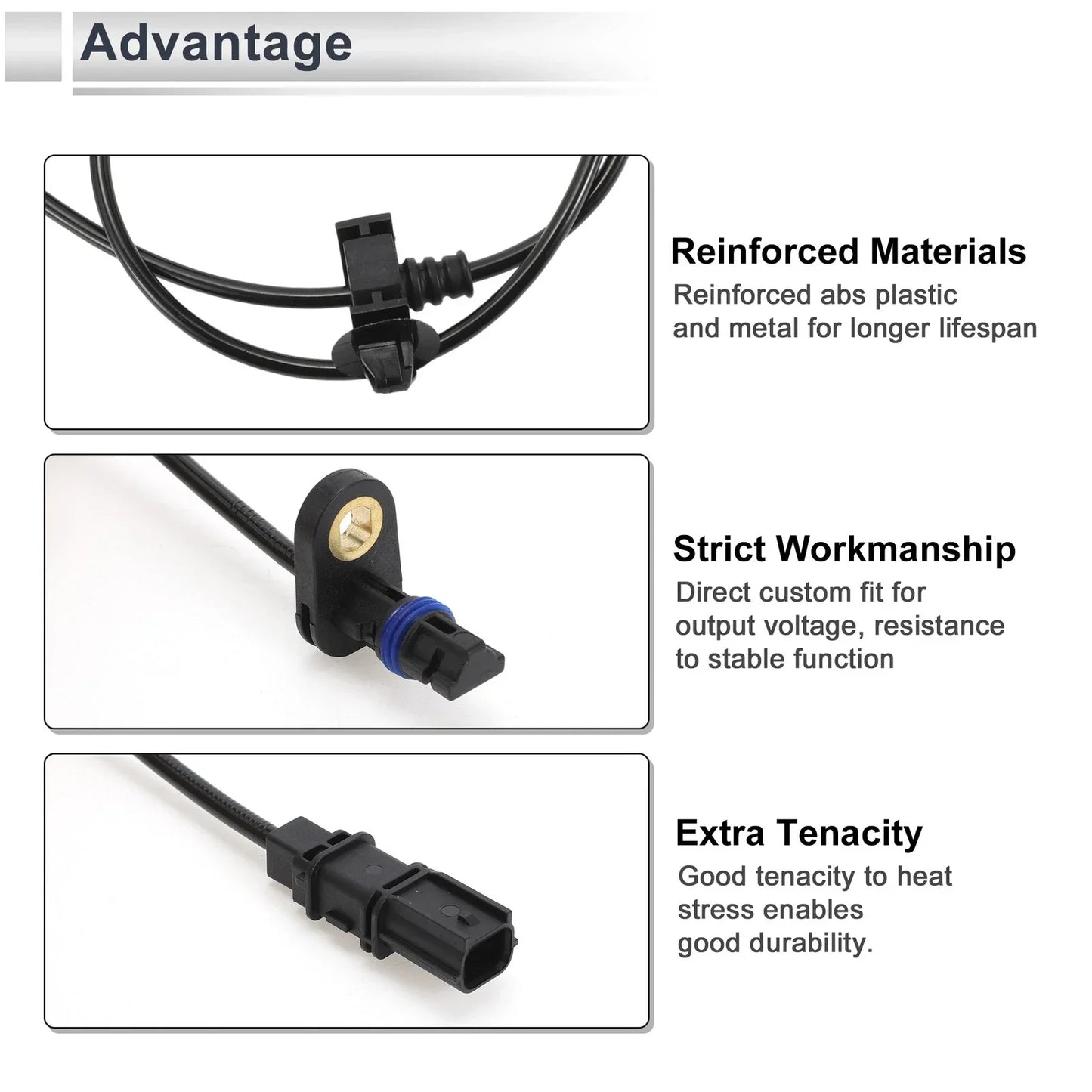 ABS Wheel Speed Sensor for Honda Civic EX LX Rear Left (2006-2011)