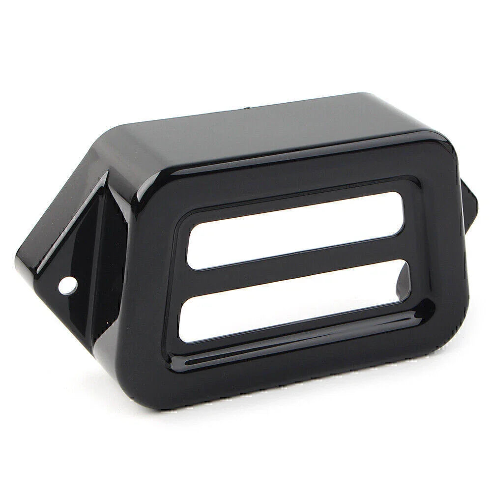 Black Voltage Regulator Cover for Harley Road Glide, Road King (1998-2008)