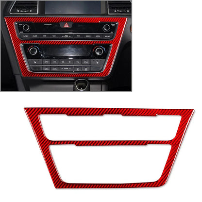 AC Switch Panel Cover Trim Red for Hyundai Sonata 2015-2019