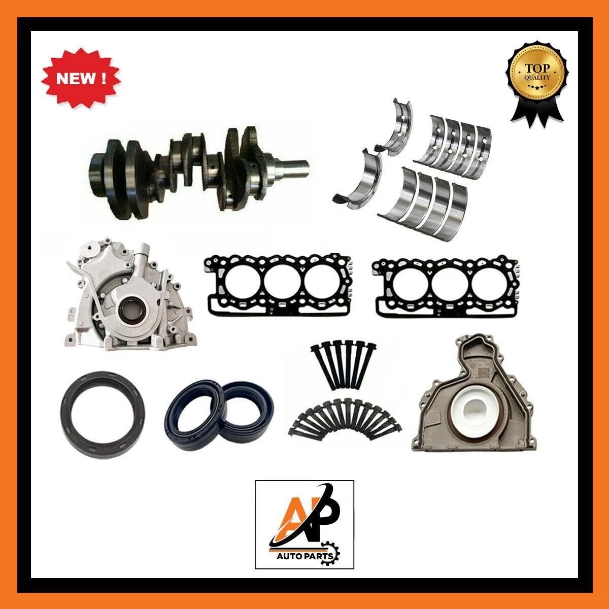 Crankshaft Engine Rebuild Kit for Jaguar Land Rover 3.0 306DT ()