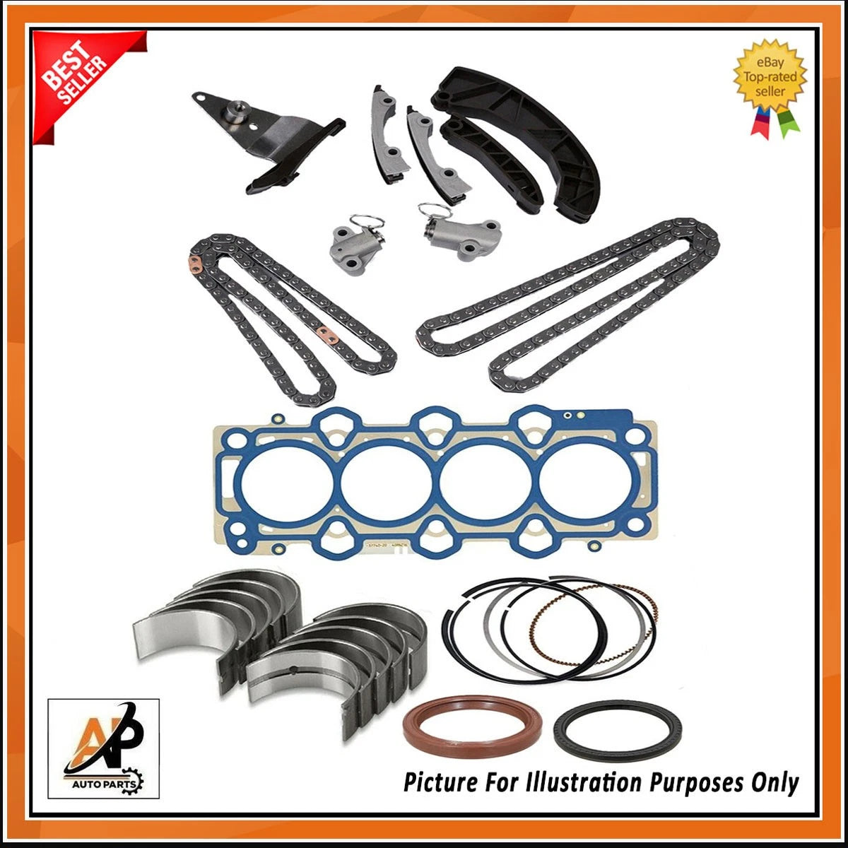 Engine Bearing Set Replacement Kit for Kia Sportage 1.7 CRDi (2013–2018)