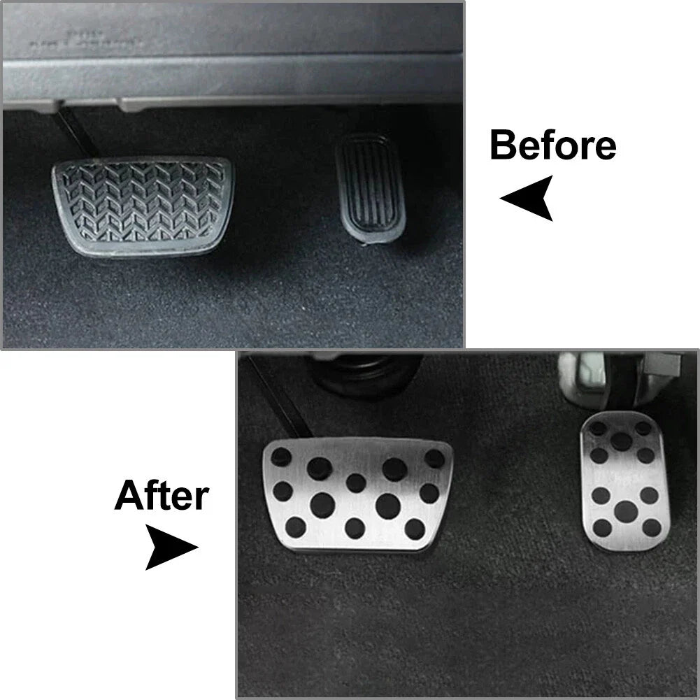 Foot Rest Brake Gas Pedal Covers for Toyota Land Cruiser Prado (2010-2022)