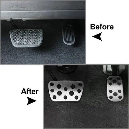 Foot Rest Brake Gas Pedal Covers for Toyota Land Cruiser Prado (2010-2022)