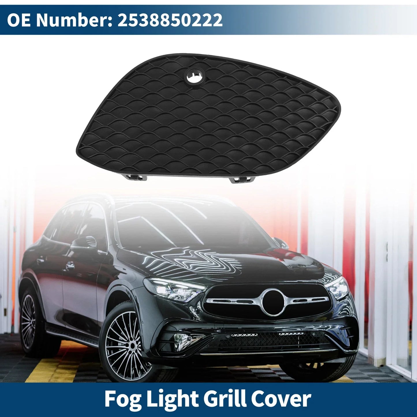 Front Right Fog Light Grill for Mercedes-Benz GLC300 (2016-2023)