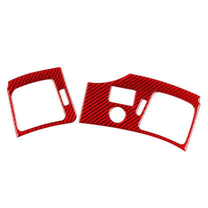 Carbon Fiber Red Interior Side Air Vent Cover Trim for Cadillac CTS (2008-2013)