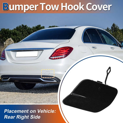Rear Bumper Tow Hook Cover for Mercedes-Benz A2058850224 (2019-2023)