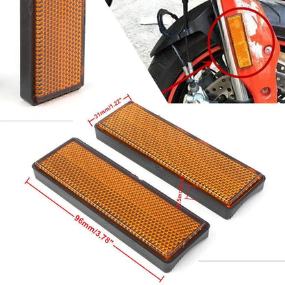 Front Fork Leg Reflector Stickers for Ducati Motor ATV/Dirt Bikes
