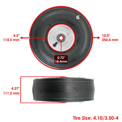 Caster Wheel Front Replacement for Exmark QT22KA421 (2000–2010)