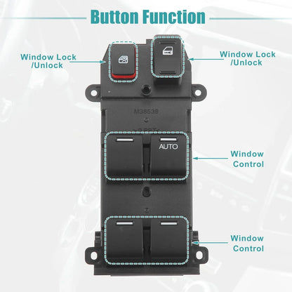 Right Driver Side Power Window Switch for Honda CR-V (2007-2010)