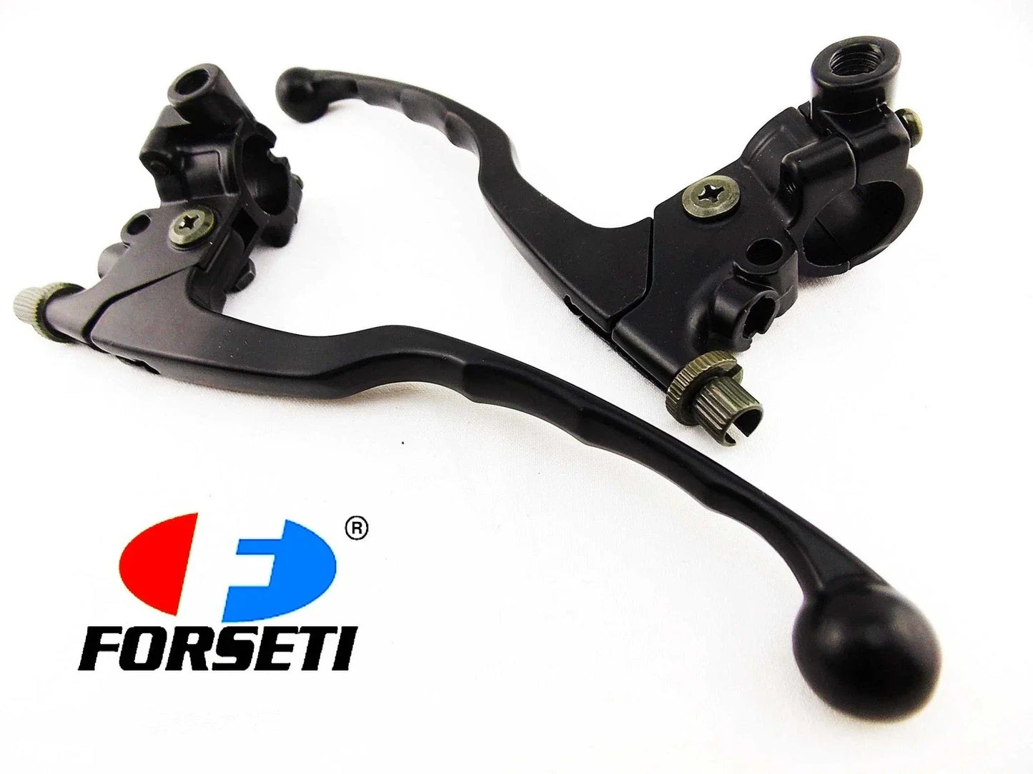 Black Forseti Front Brake & Clutch Lever Bracket Assembly for Yamaha DT125 (78-81)