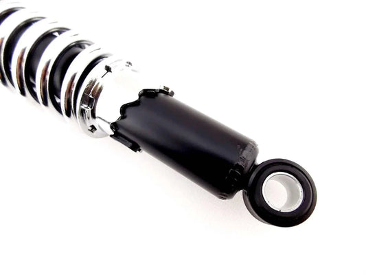 340mm JBS Black/Chrome Rear Shock Absorbers for BSA A65T Thunderbolt (64-70)