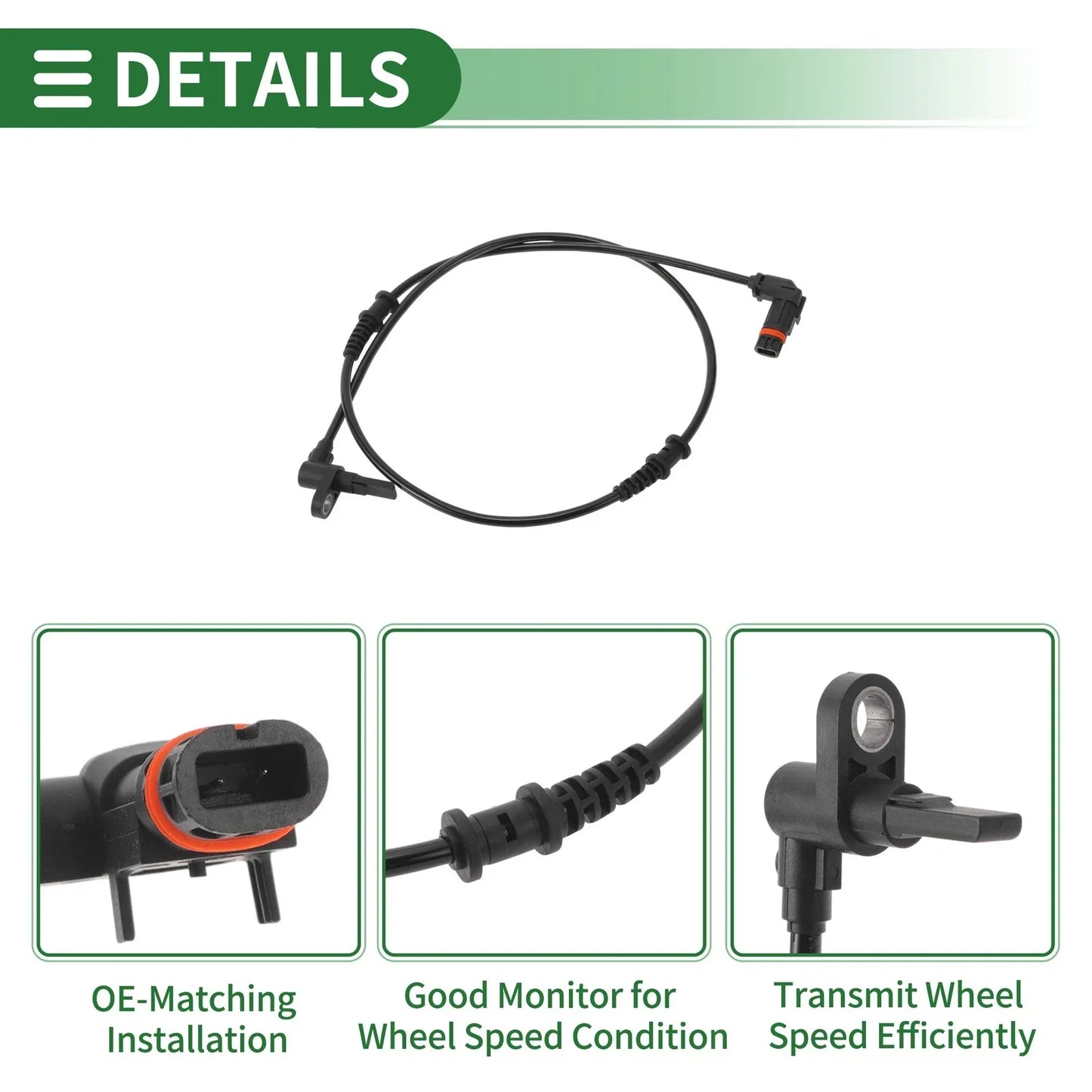 ABS Wheel Speed Sensor for Mercedes-Benz W639 (2003-2014)