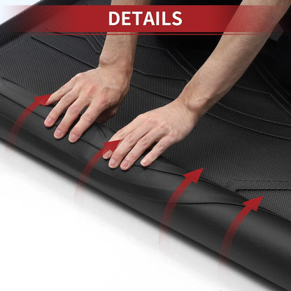 Cargo Liner Rear Trunk Mat for BMW X5 F15 (2014-2018) Diamond Pattern TPE