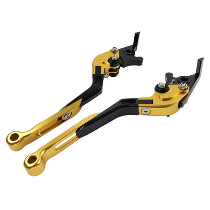 Extendable Brake Clutch Levers for Kawasaki Z1000 ZX6R  Gold (2007-2018)