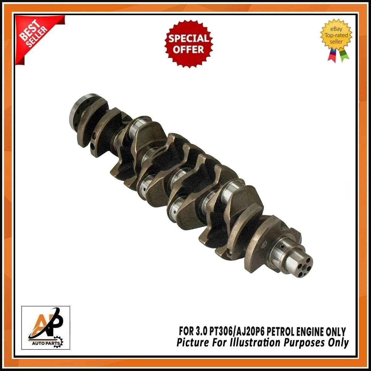 Crankshaft with Bearings Replacement for Land Rover Range Rover 3.0 Petrol (2002–2012)