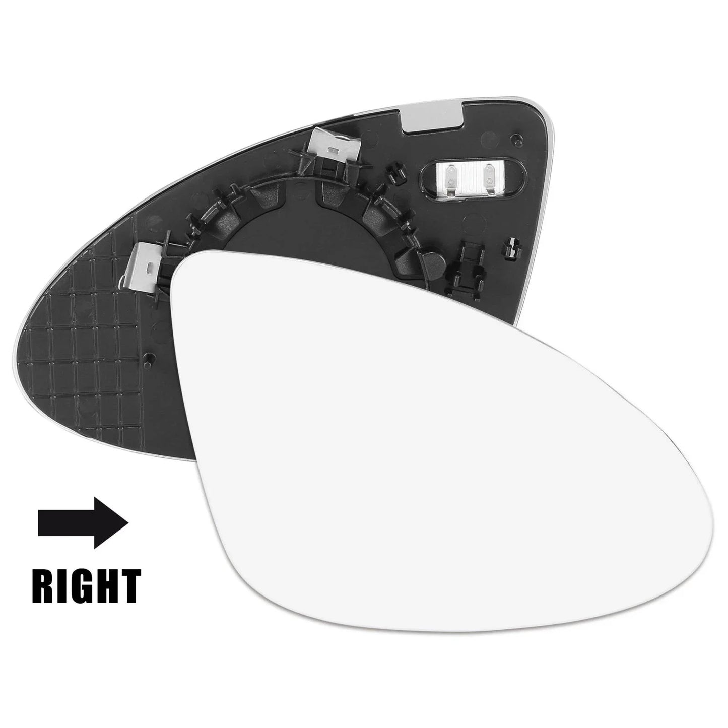 Heated Right Side Mirror Glass with Backing for Porsche Cayenne (2011-2015)