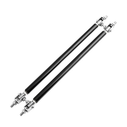 Adjustable Front Bumper Lip Splitter Strut Rod Tie Support Bar for 2015-2023