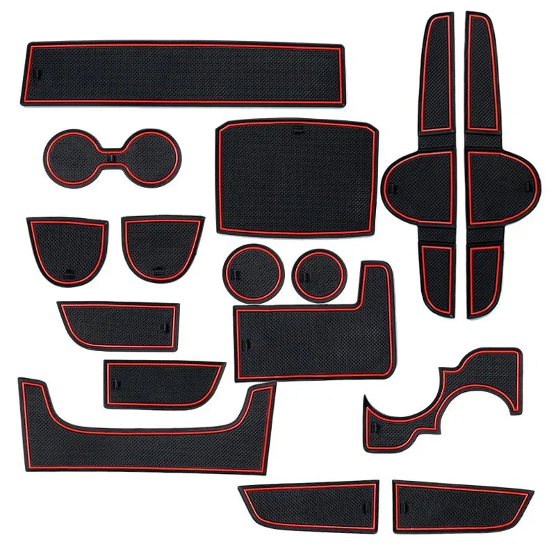 Door Slot Mats Pad Rubber for Kia Forte K3 (2019-2020)