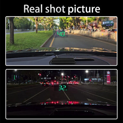 Universal Car HUD Speedometer Head-Up Display Screen
