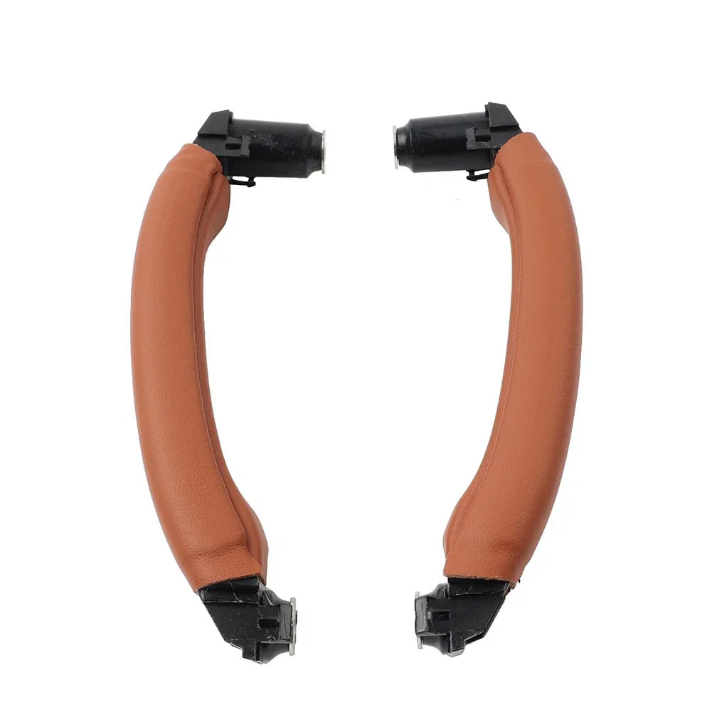 Door Leather Pull Handle Left Right for Land Rover Discovery (2015-2019) Pair