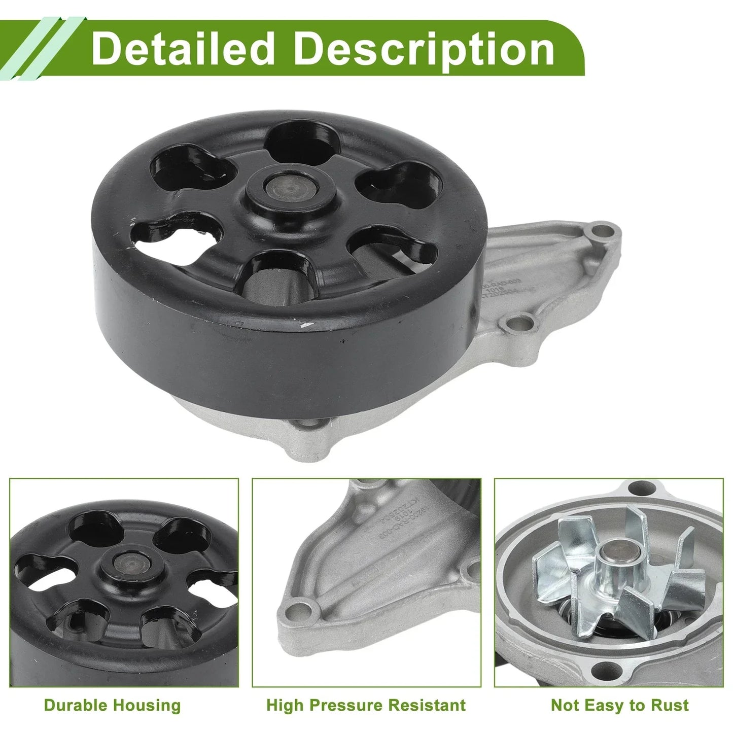 Engine Water Pump for Honda Accord (2003-2007) - Cooling System Replacement
