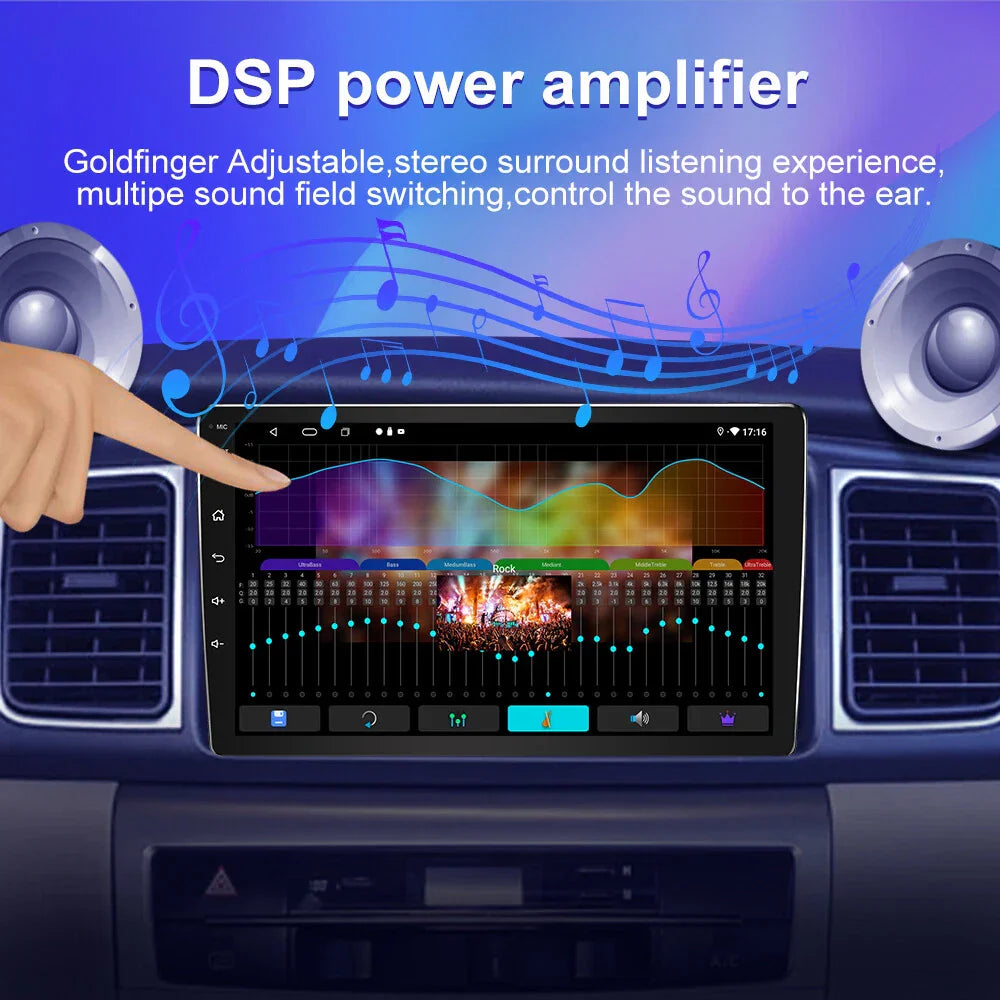 4G Apple Carplay Head Unit for Toyota Hiace (2004-2019)