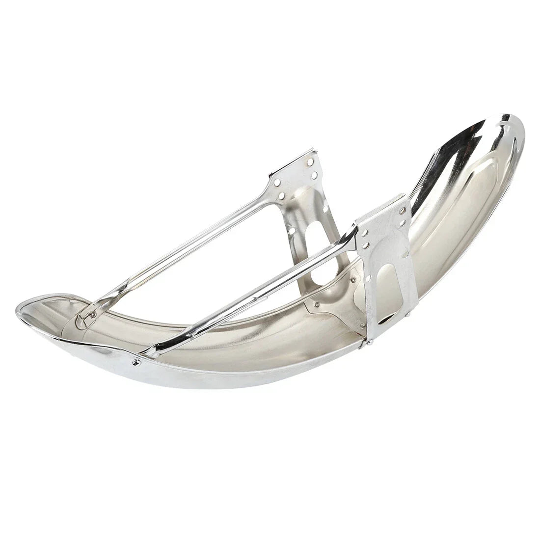 Chrome Metal Front Mudguard for Honda CG125 (2000-2023)