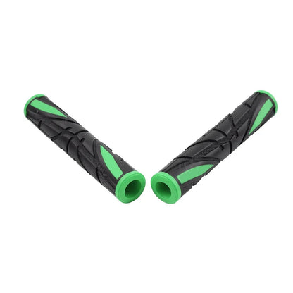 Universal Green Brake Clutch Handle Bar Grips for Motorcycles