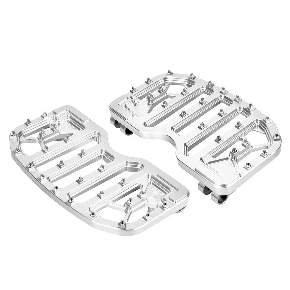 Front Driver Floorboards Foot Pegs for Harley Touring Street Glide (84-17)