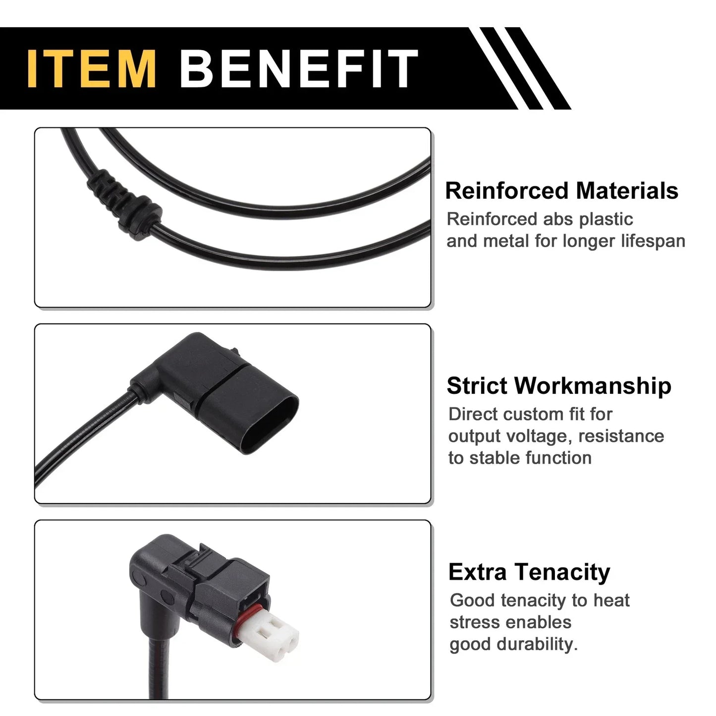 ABS Wheel Speed Sensor for Mercedes-Benz W213 (2016) 1 x Right Front