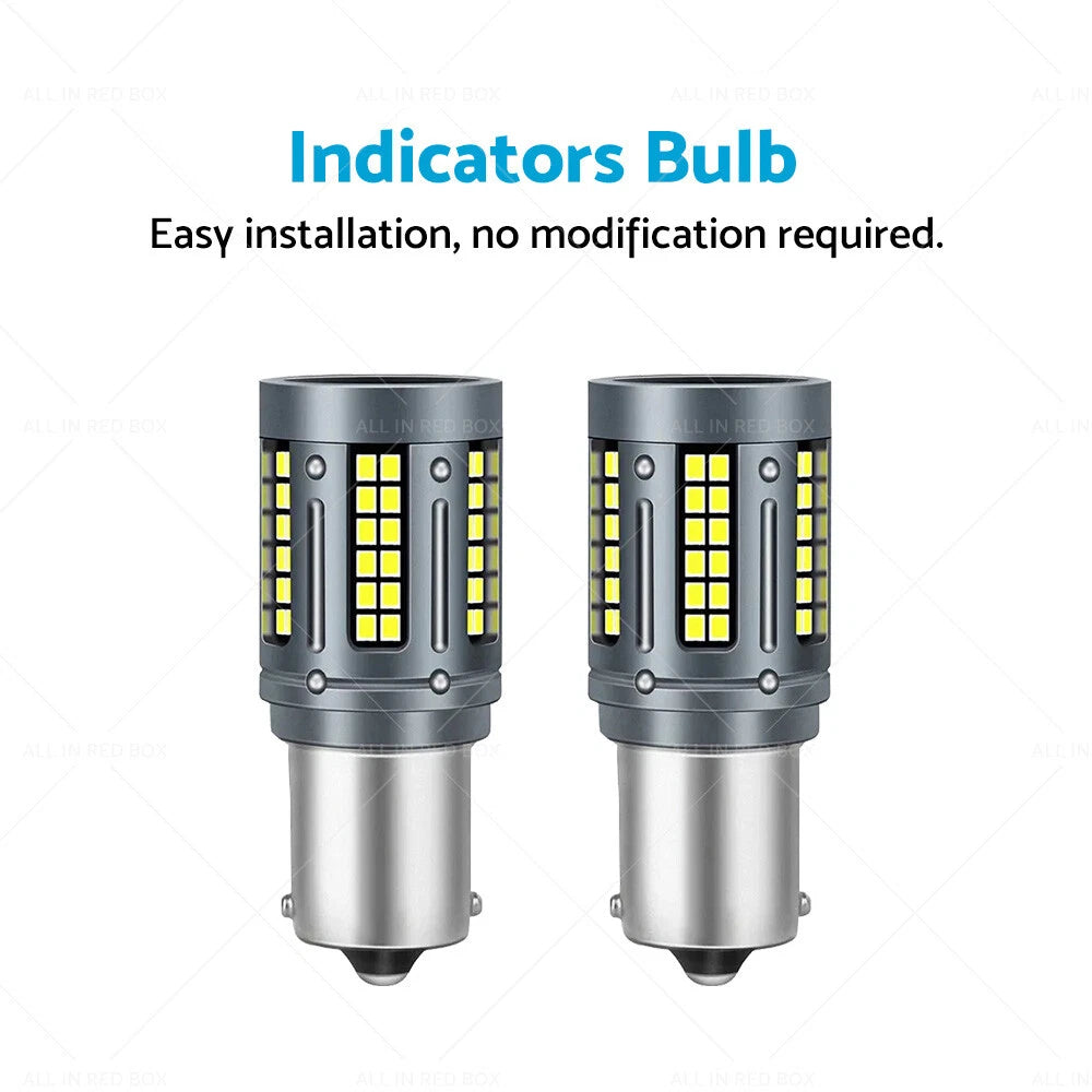 LED White Rear Reverse Bulbs BA15s for Holden Commodore (1997-2017)