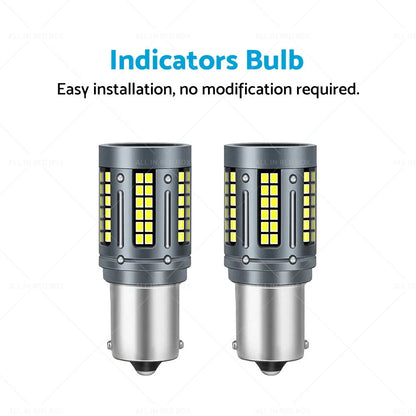 LED White Rear Reverse Bulbs BA15s for Holden Commodore (1997-2017)