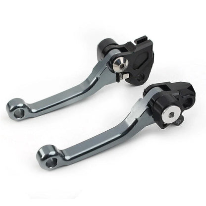 Grey Brake Clutch Levers for Suzuki RMZ450 (2005-2022)