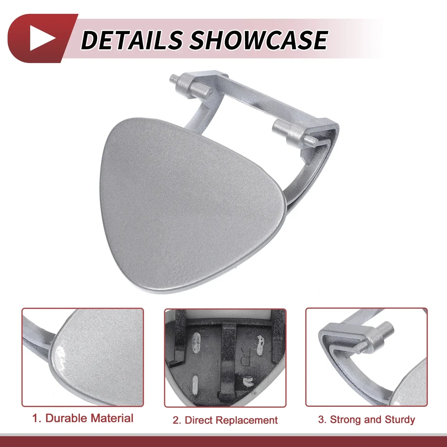 Front Right Washer Nozzle Cover for Mercedes-Benz E320 (1994-2006) Silver