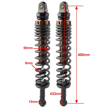 Adjustable Air Damper for Yamaha Suzuki Honda ATV Go Kart 400MM
