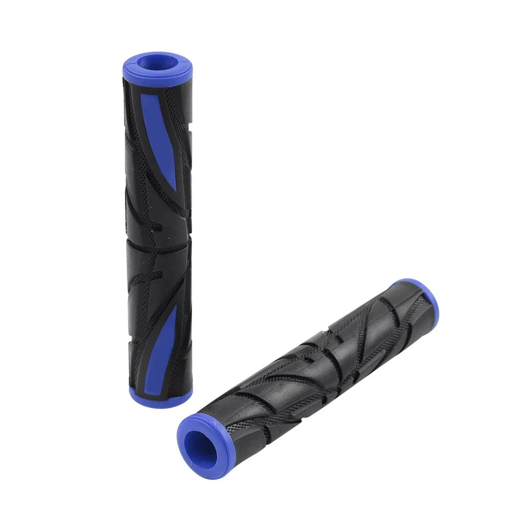 Universal Blue Brake Clutch Handle Bar Grips for Motorcycles