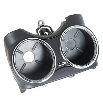 Dual Cup Holder Bracket Black for Mercedes-Benz CLS350 CLS550 CLS500 (2005-2010)